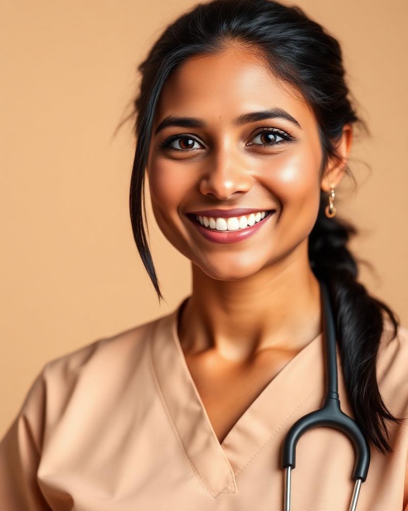 Portrait of Dr. Sarah Naidoo, General & Cosmetic Dentist at Oakwell Dental Studio